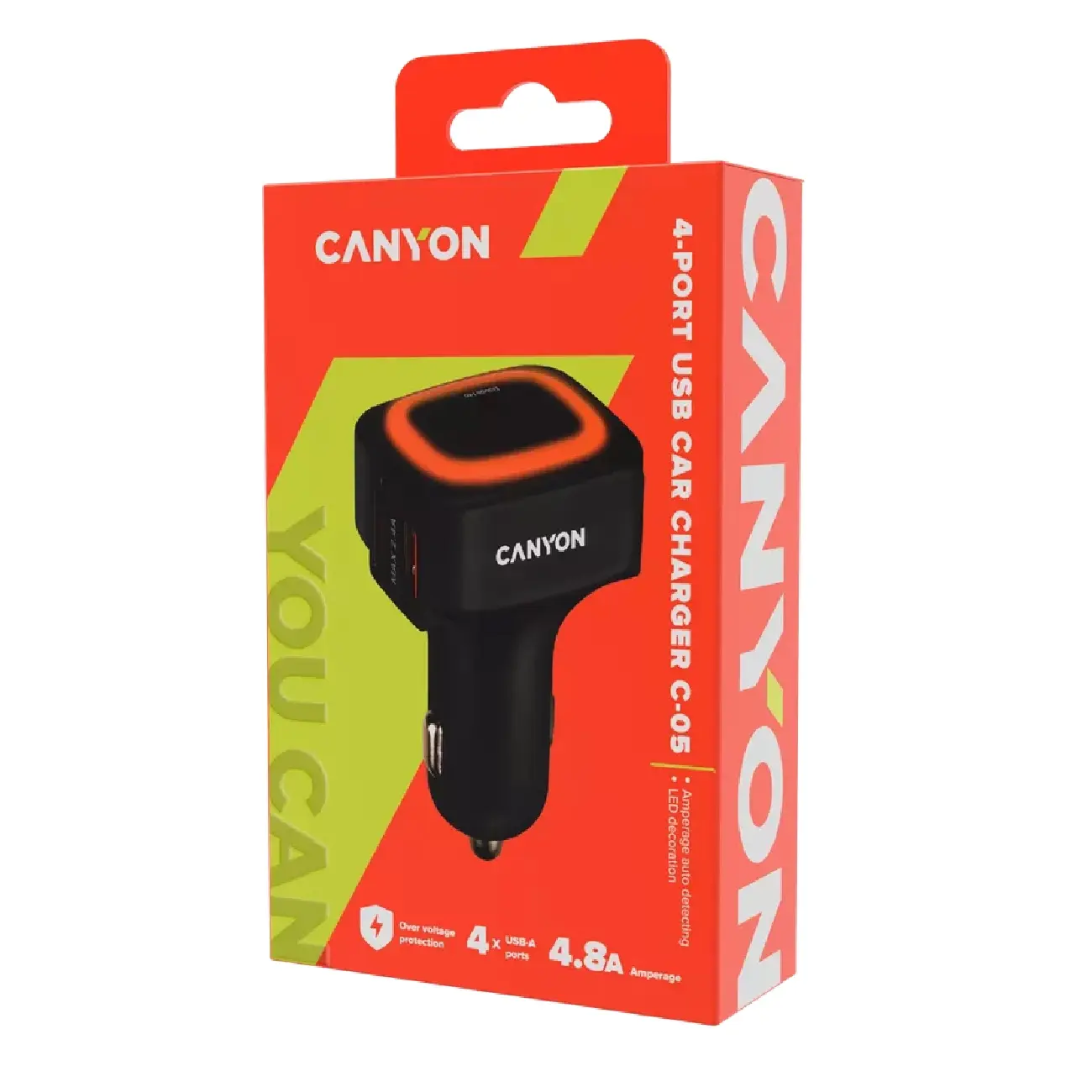 Автомобильный адаптер CANYON CNE-CCA05B