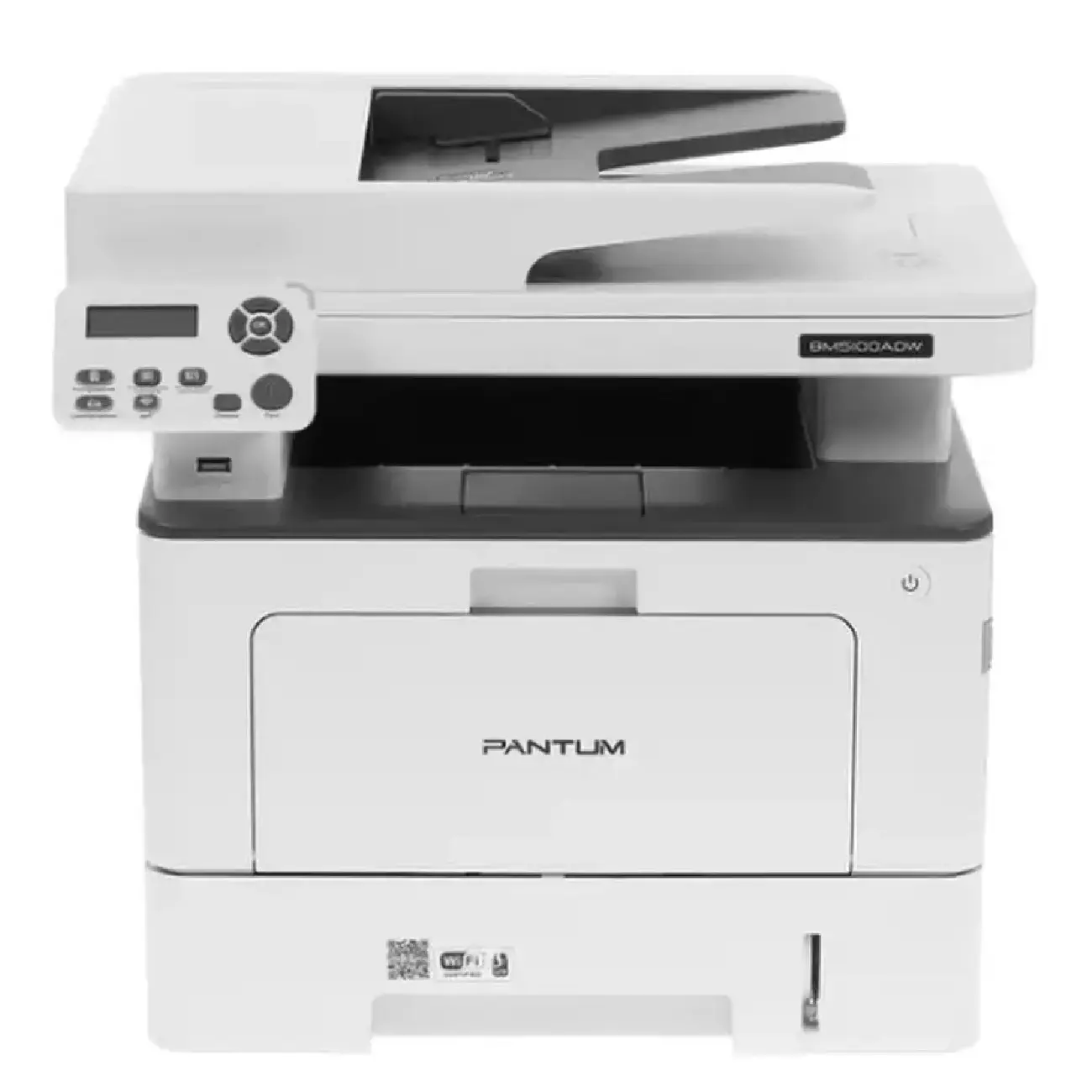 Принтер МФУ Pantum - BM5100ADW (A4, 40стр/мин,512Mb,LCD, лазерное МФУ,USB2.0,WiFi,сетевой,двуст.печать,DADF)