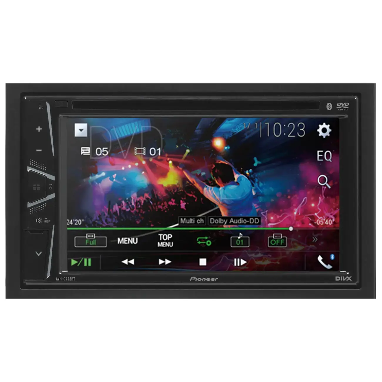 Автомагнитола PIONEER G225BT dvd rds av receiver