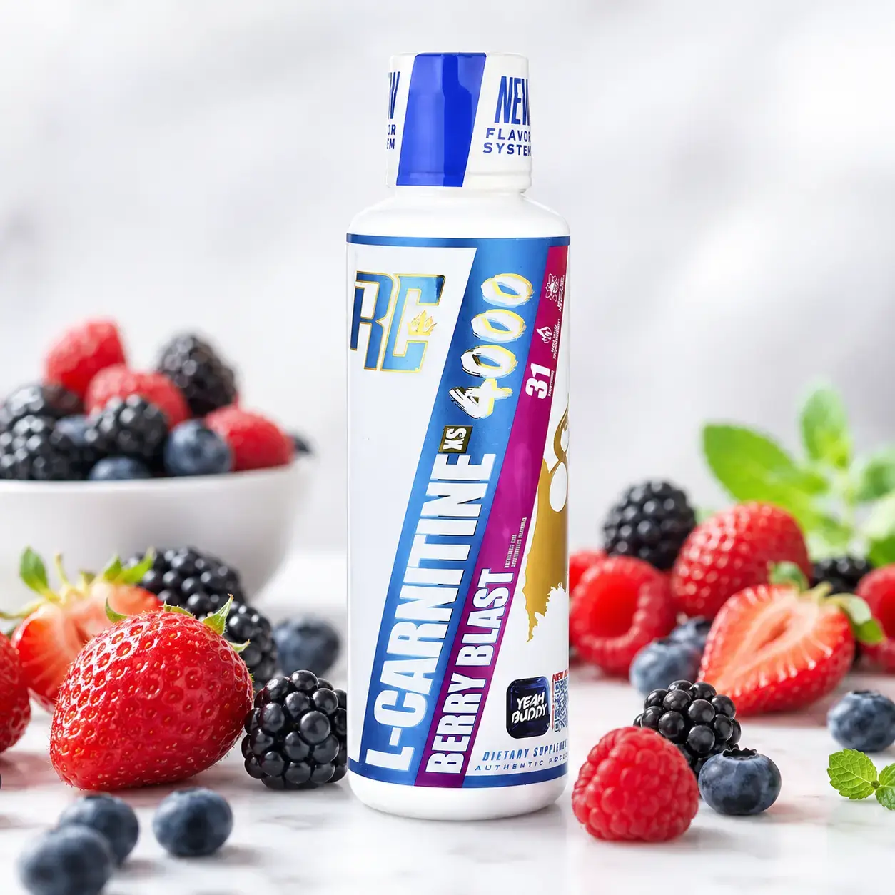 BQ Ronnie Coleman L-Carnitine XS 4000 Berry Blast 465 ml