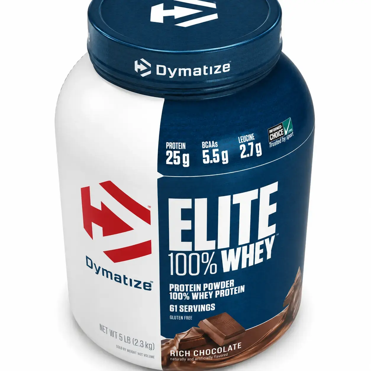Zardobli protein Elite 100% Whey Dymatize (Rich Chocolate) 2 lb (907 g)